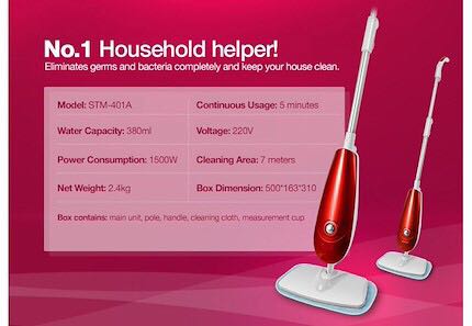 salav professional series steam mop