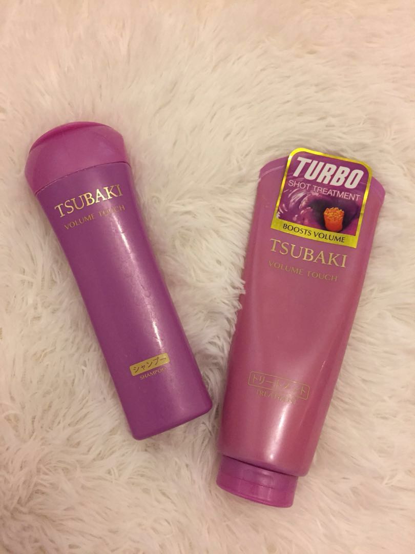Shiseido Tsubaki Shampoo Treatment Set Kesehatan Kecantikan
