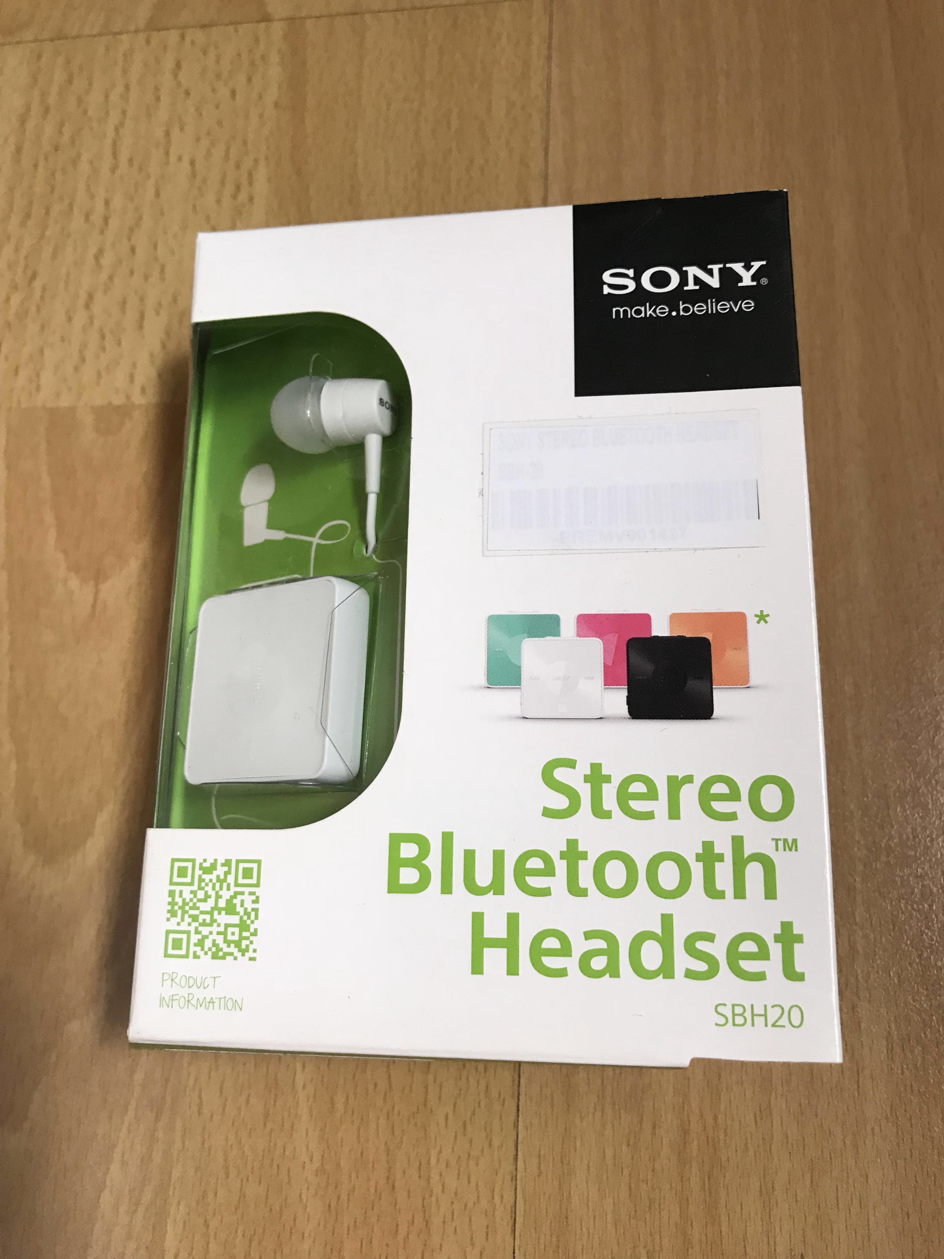 Sony SBH20 stereo Bluetooth headset, Audio, Headphones & Headsets on