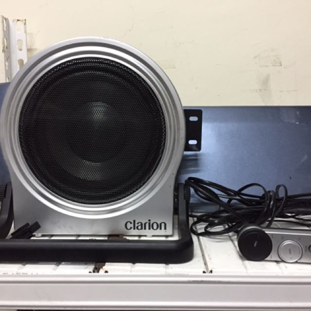 clarion underseat subwoofer