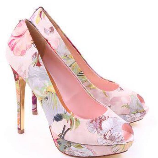 ted baker peep toe heels