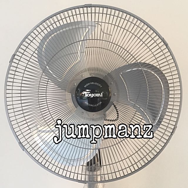 Toyomi 20 High Velocity Stand Fan With Metal Blades Brand New Home Appliances On Carousell