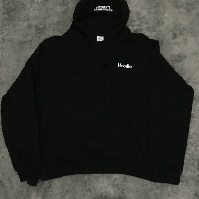 Vetements definition hoodie hotsell