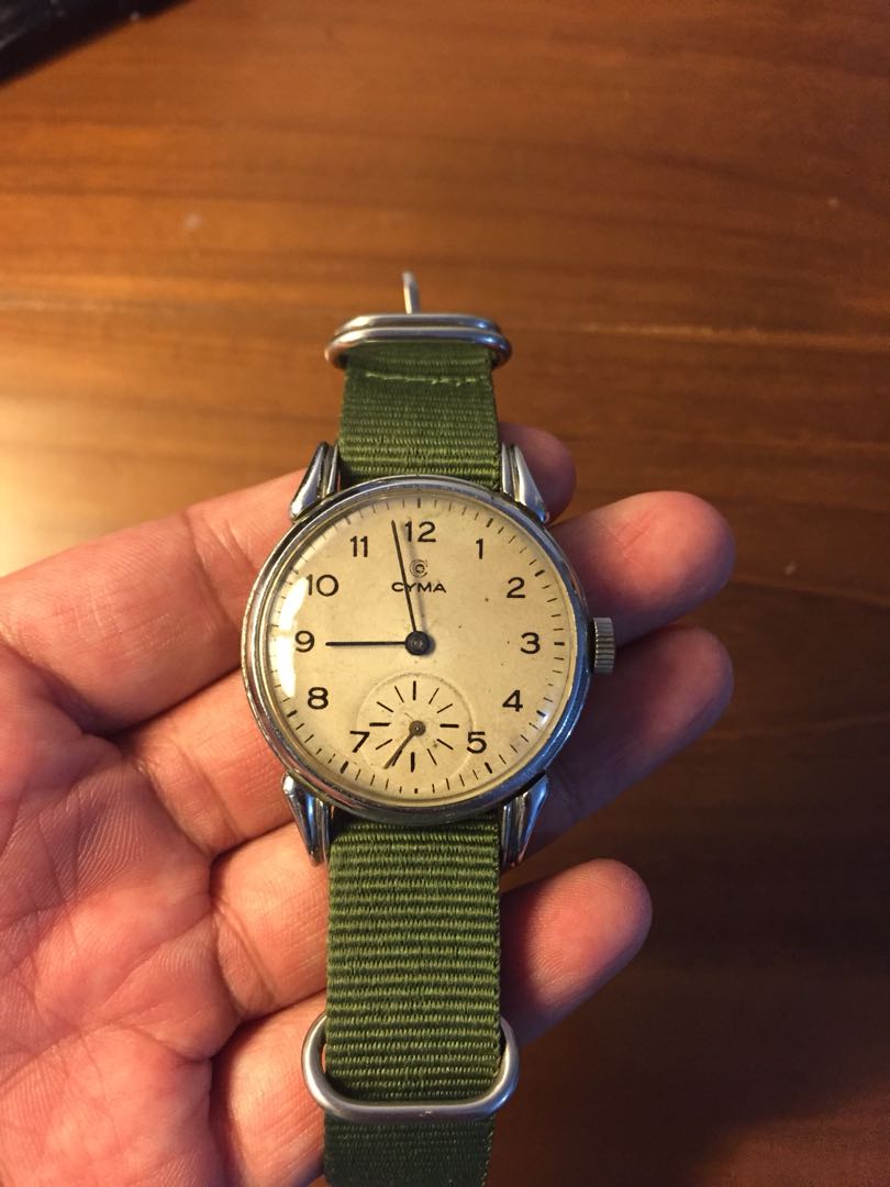 Vintage cyma watch Men s Fashion Watches Accessories Watches