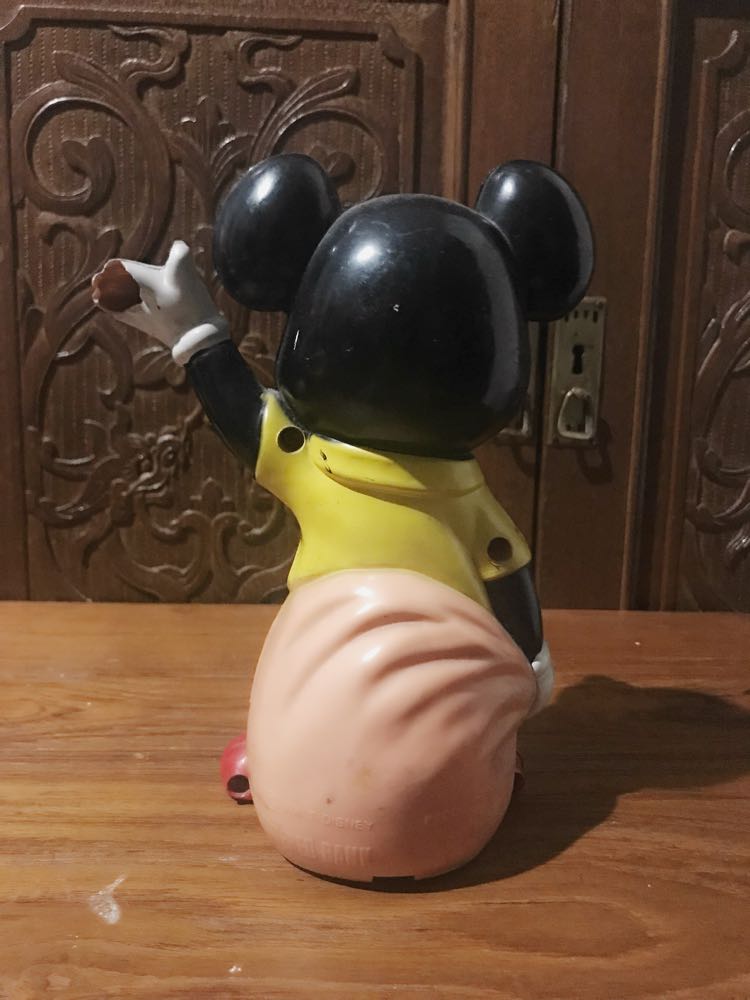 Vintage Rare Collectable “The Chartered Bank” Mickey Mouse Coin Bank