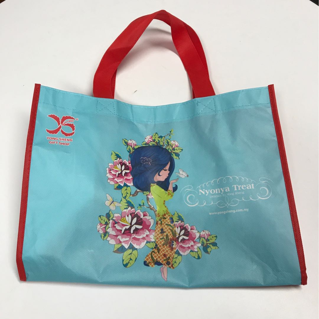 Yong Sheng Gift Shop Kebaya Nonya Lady Shopping Recycle Bag Women S Fashion Bags Wallets Beach Bags On Carousell