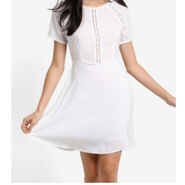 white dress zalora