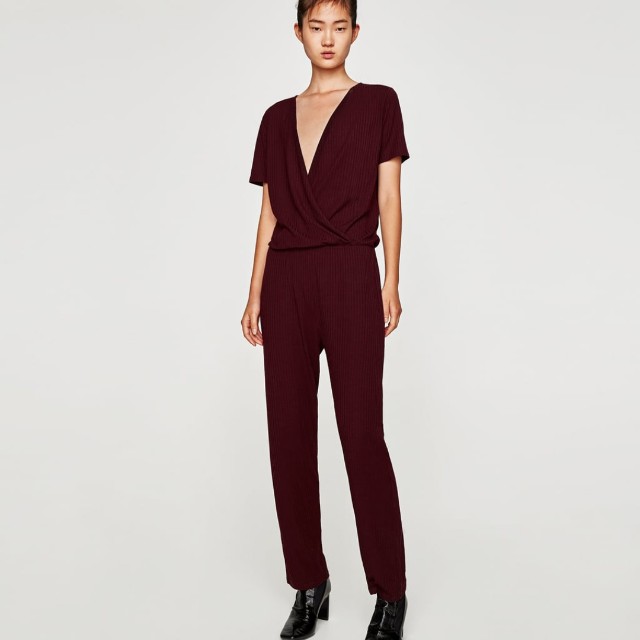 zara flowing jumpsuit