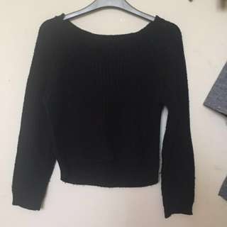 Black Knit Sweater