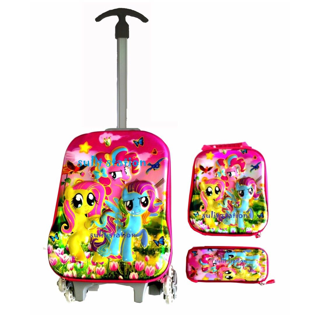 my little pony trolley school bag