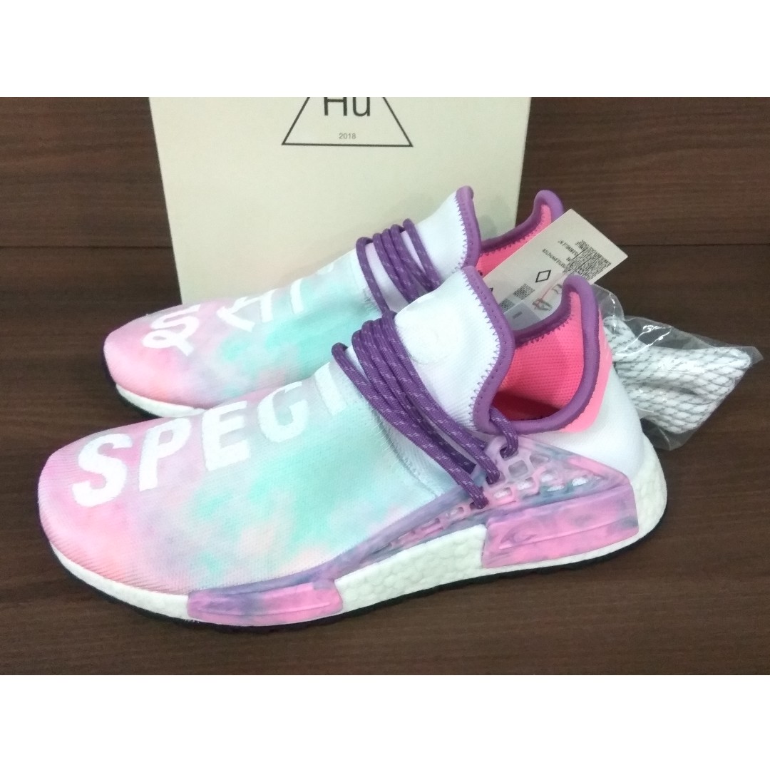 human race pink shoes