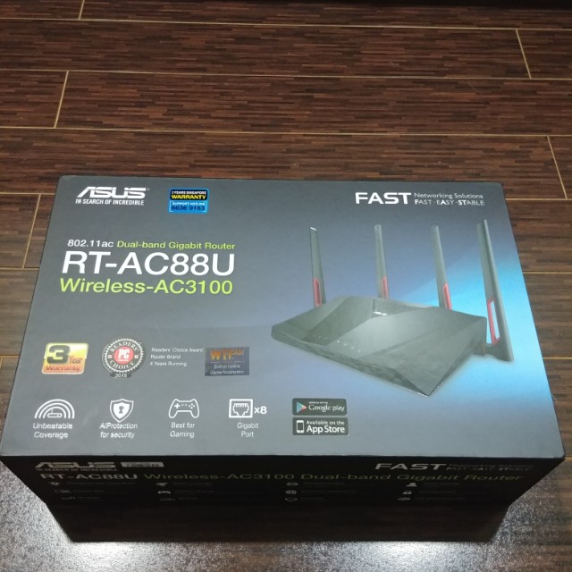 Asus RT-AC88U Router, Computers & Tech, Parts & Accessories, Networking ...