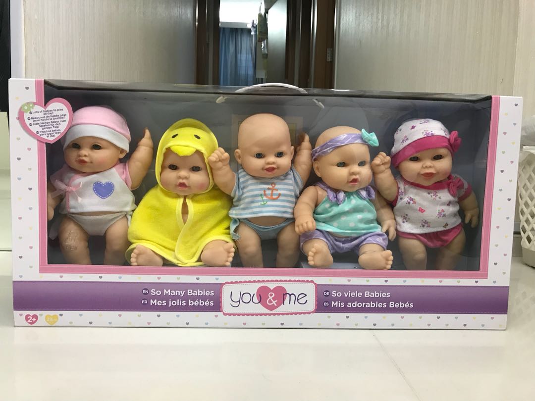 5 baby dolls