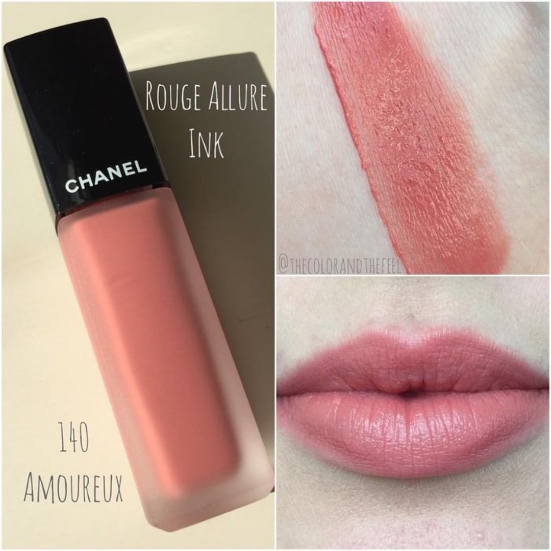  Rouge Allure Ink by Chanel 140 Amoureux 6ml : Beauty & Personal  Care