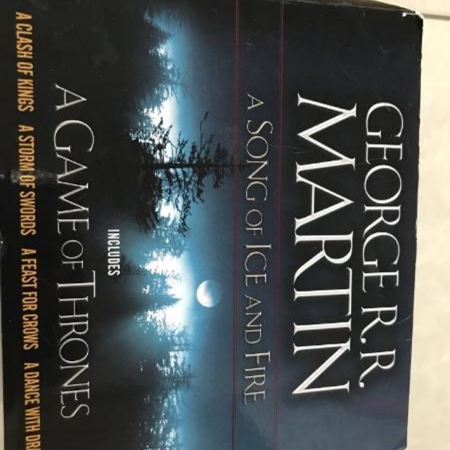 Game Of Thrones Fullset English Version Books Stationery Books On Carousell