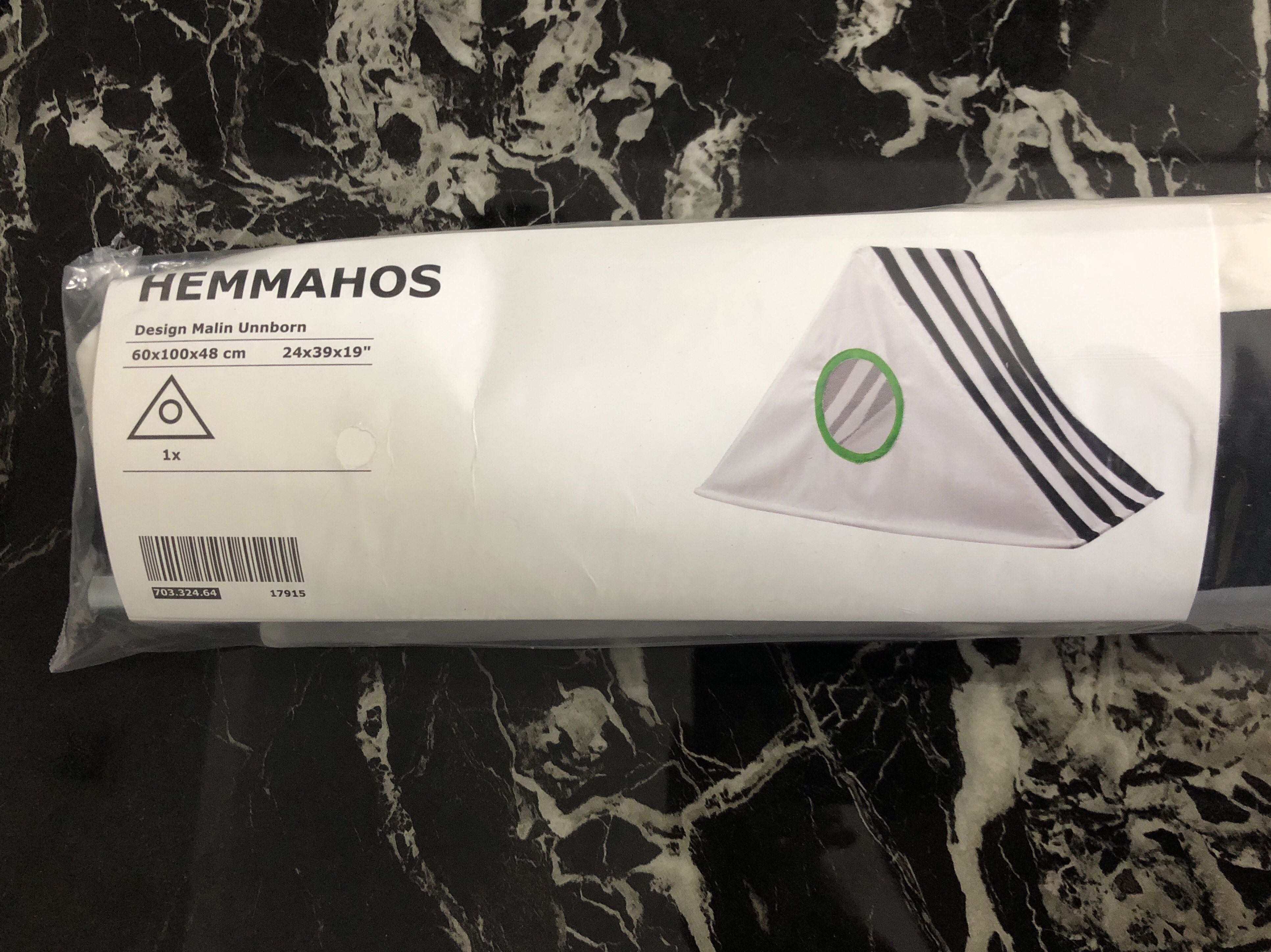 Ikea Hemmahos Bed Canopy, black/ white, Bed Tentage For Kids / Pets ...