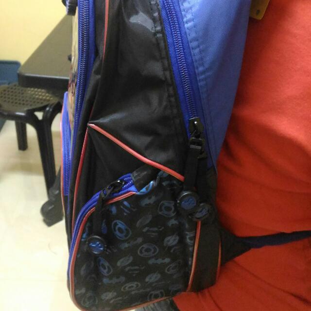 Justice League Backpack Bag, Babies & Kids, Going Out, Diaper Bags