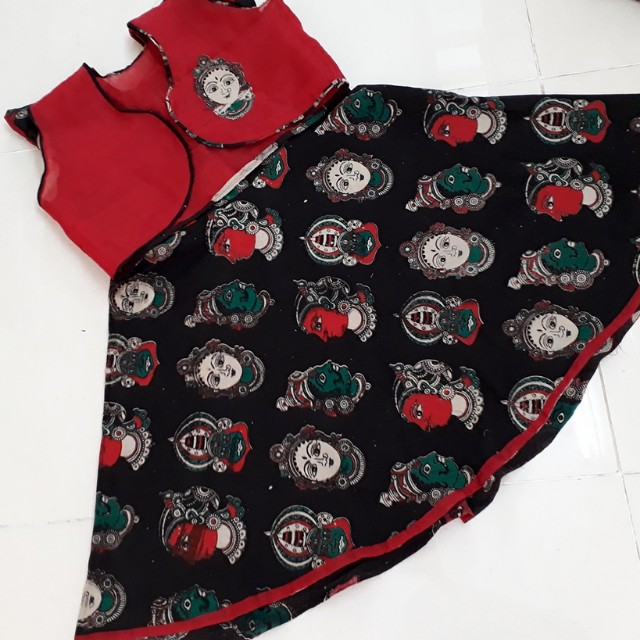kalamkari dress for baby