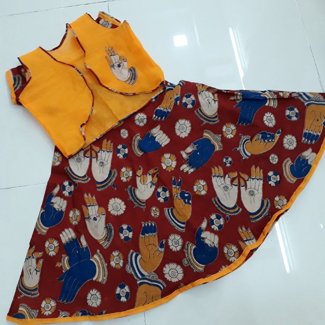 kalamkari dresses for babies