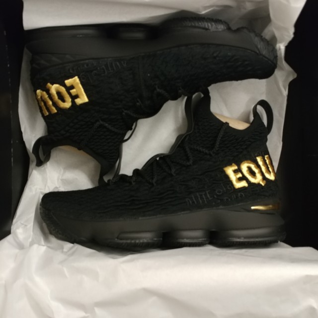 Lebron 15 black equality on sale