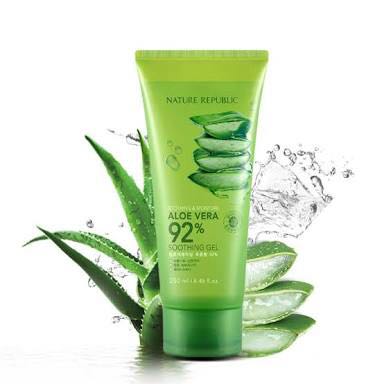 nature republic 92 aloe vera soothing gel in 250ml nature republic 92 aloe vera soothing gel in 250ml