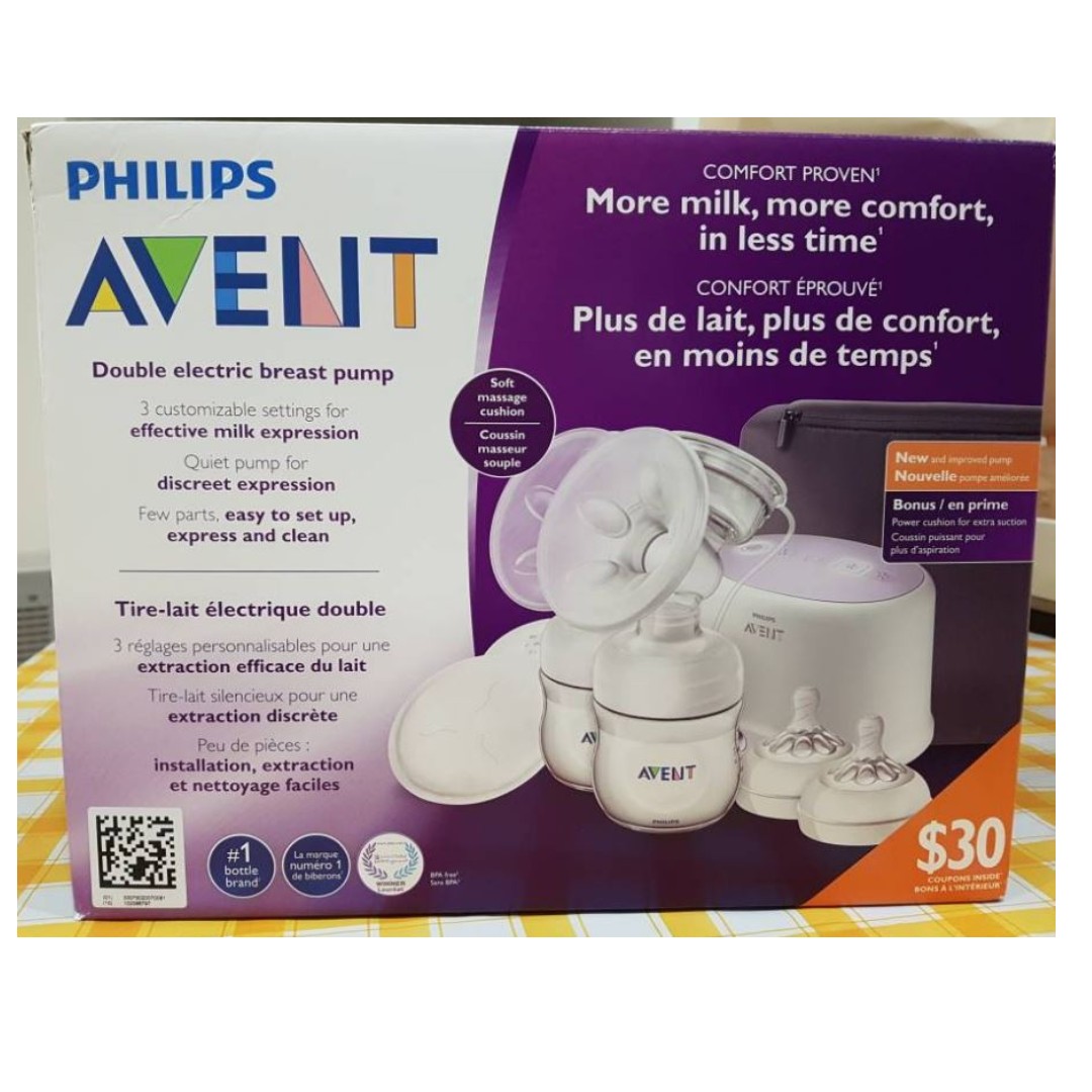 New Philips Avent Double Electric Breast Pump Babies Kids