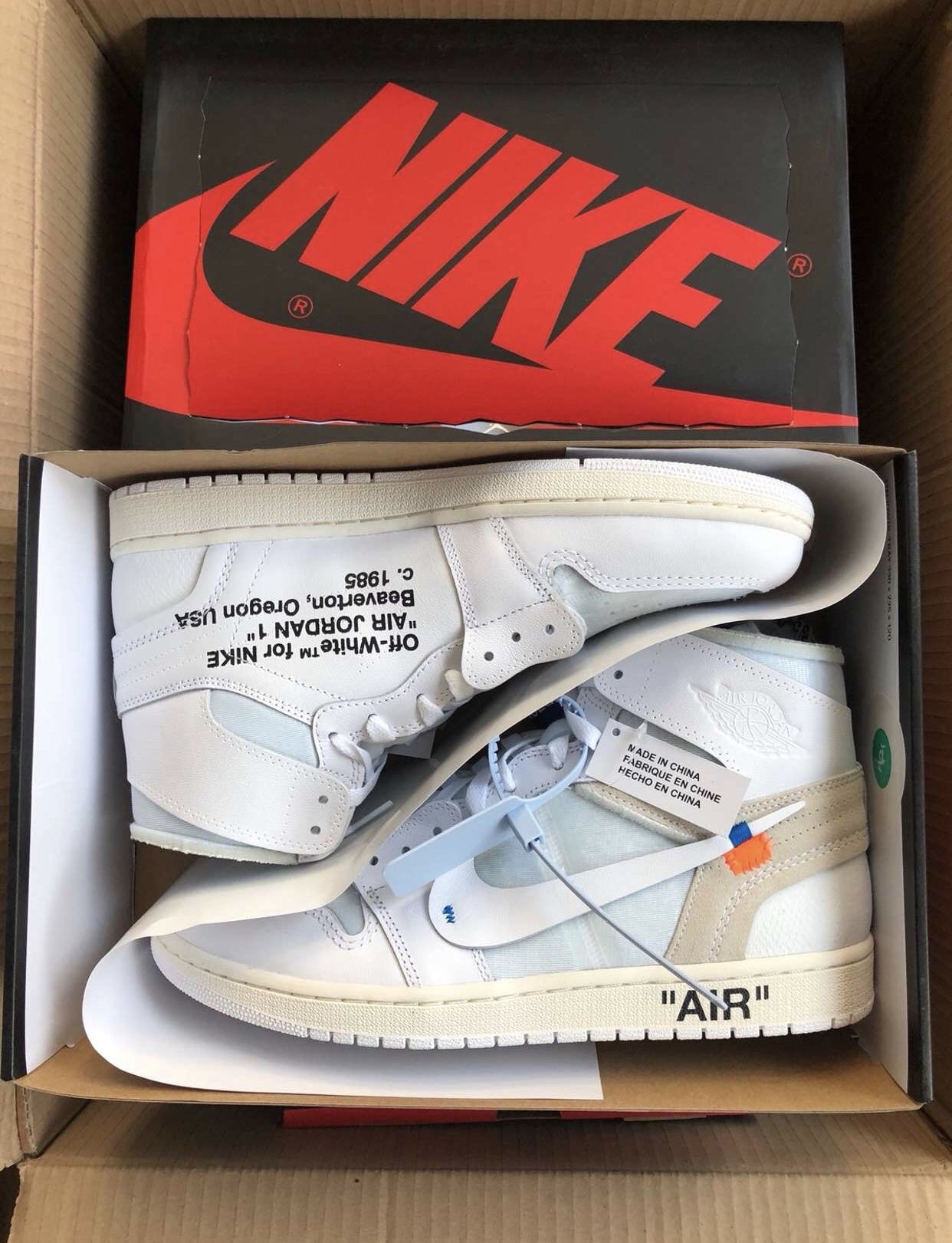 off white x air jordan 1 retro high og white