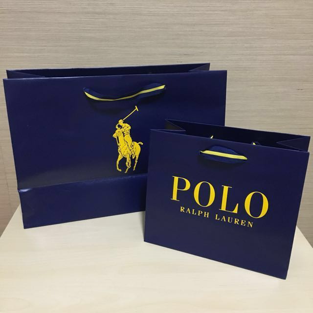 Polo Ralph Lauren paper bag, Luxury 