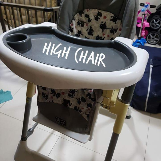 high chair preloved