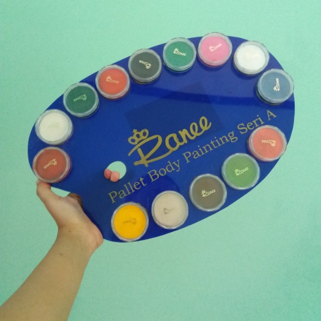 Ranee Pallet Body Painting Seri A Kesehatan Kecantikan Rias