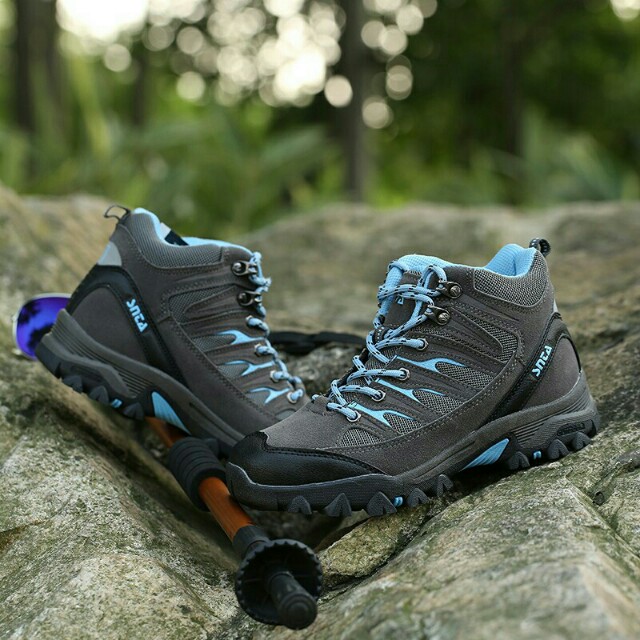 Sepatu Gunung Snta 605 Waterproof Original Fesyen Wanita Sepatu Di Carousell