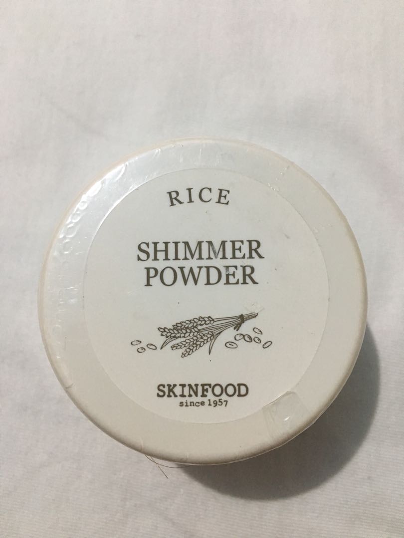 Skin Food - Rice Shimmer Powder 80 Pearl White, Beauty & Personal Care ...
