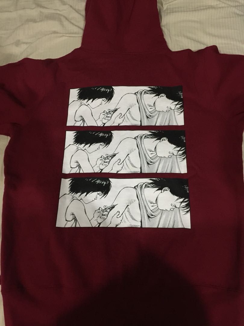 Supreme akira syringe hoodie Men s Fashion Tops Sets Hoodies on Carousell
