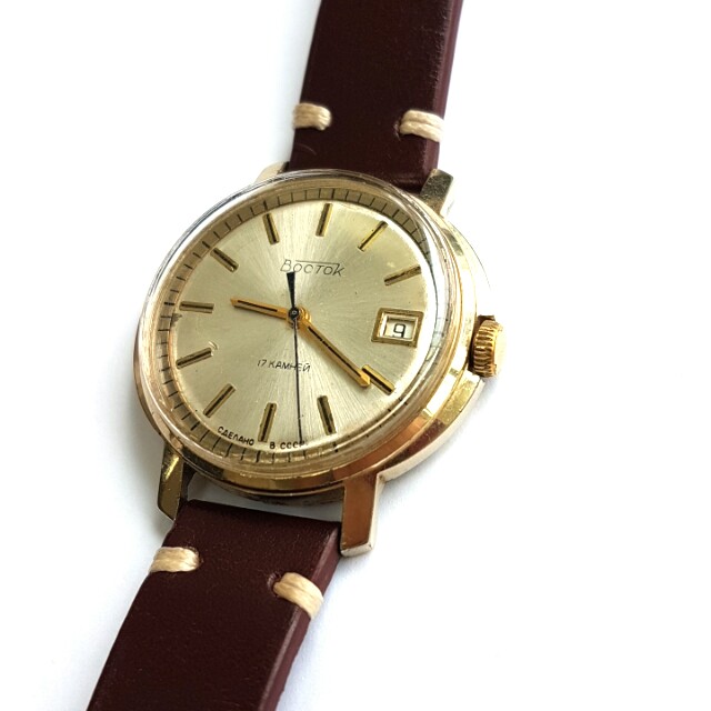Vostok gold deals watch