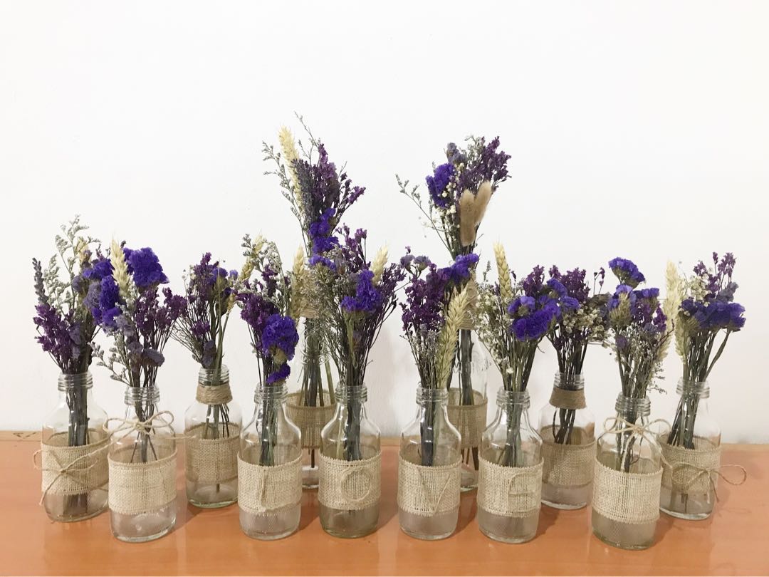 Wedding Decoration Rustic Wedding Glass Bottle Design Craft