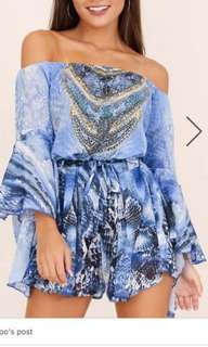 Off shoulder playsuit!