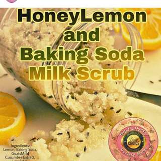 SVS Lemon&Baking Soda Milk Scrub