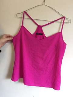 Pink singlet top