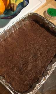 Home-made Nutella brownies