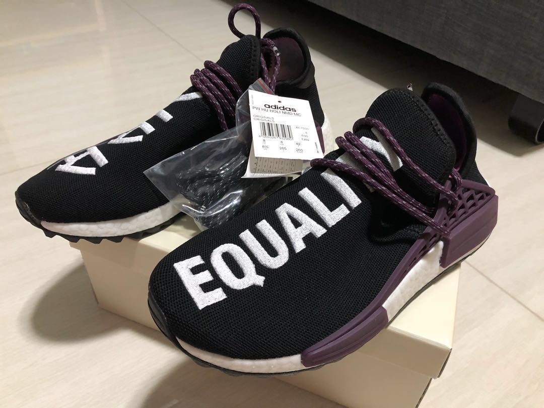 Whirlpool slikken Dwingend Adidas Pharrell x adidas NMD Human Race “Equality” UK 8 Holi, Men's  Fashion, Footwear, Sneakers on Carousell