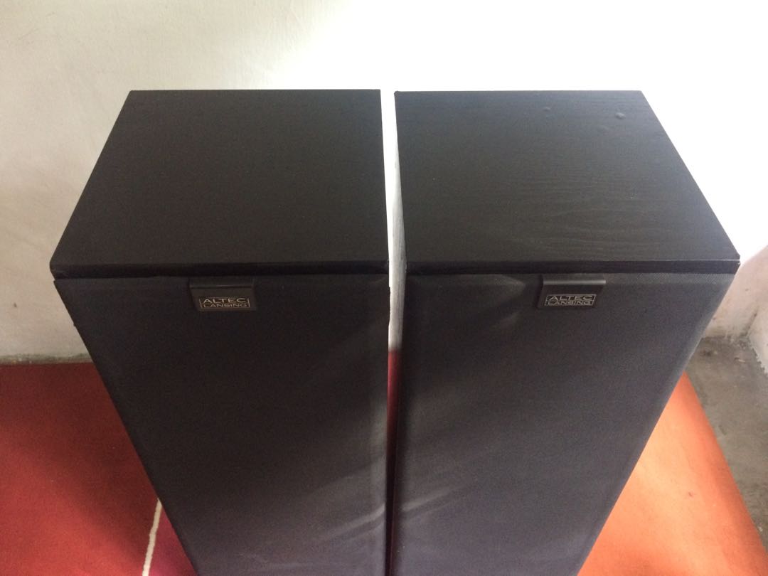 Altec lansing 100 tower speakers top
