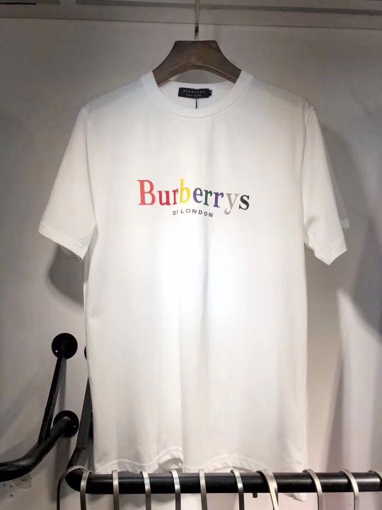 burberry rainbow logo tee