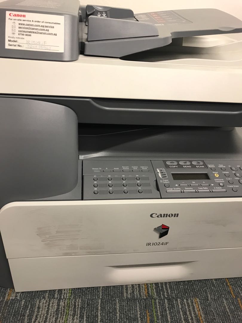 Canon Ir1024if Multifunctional Printer Electronics Others On Carousell
