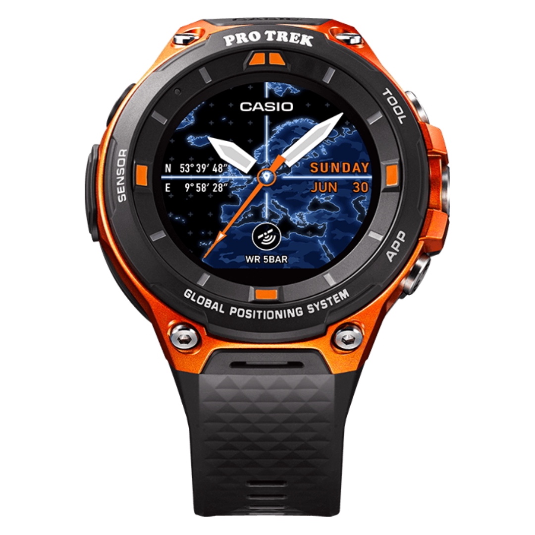 CASIO PRO TREK Smart Watch series WSD-F20-RG 橙色PROTREK WSDF20RG