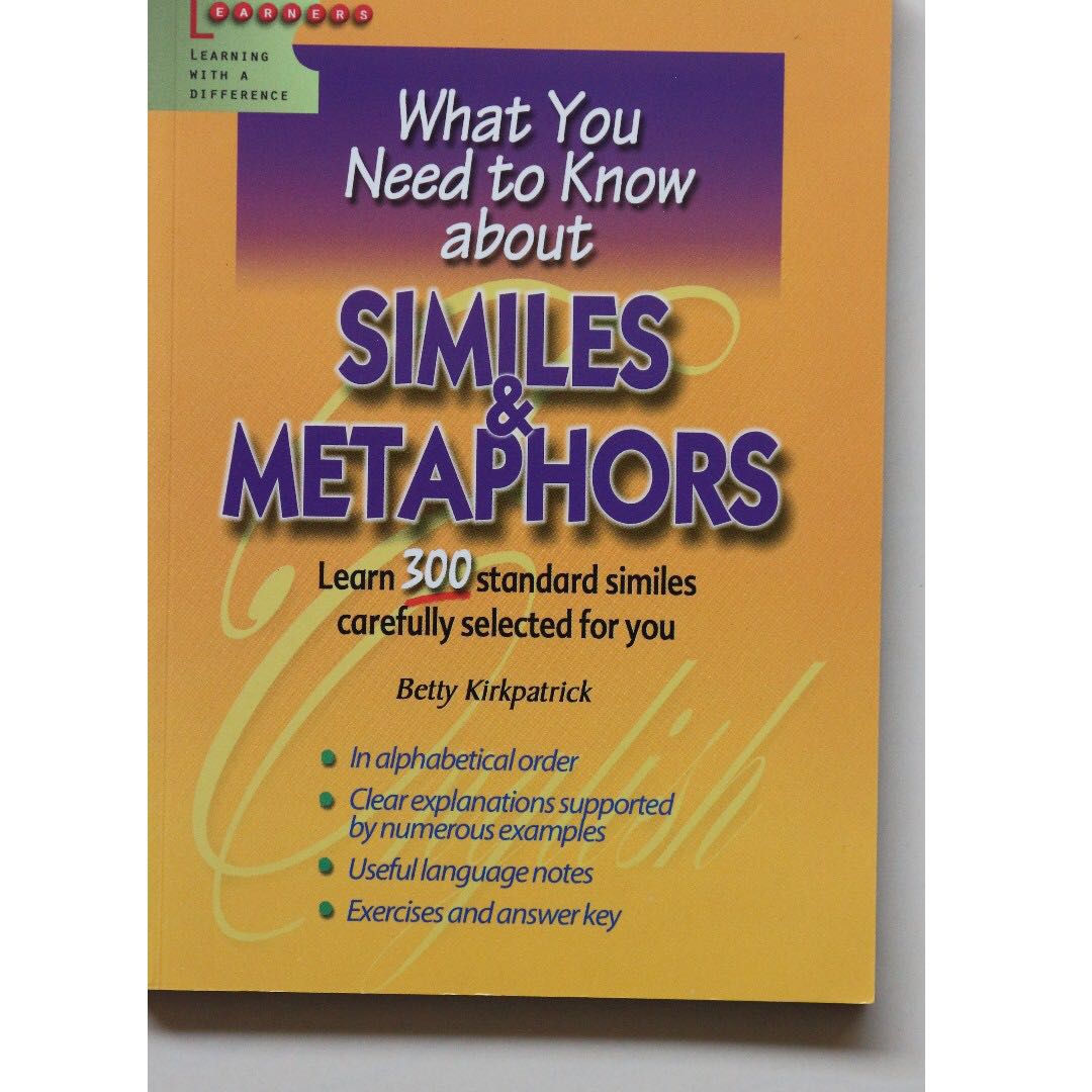 English Book ( Similes & Metaphors), Hobbies & Toys, Books & Magazines