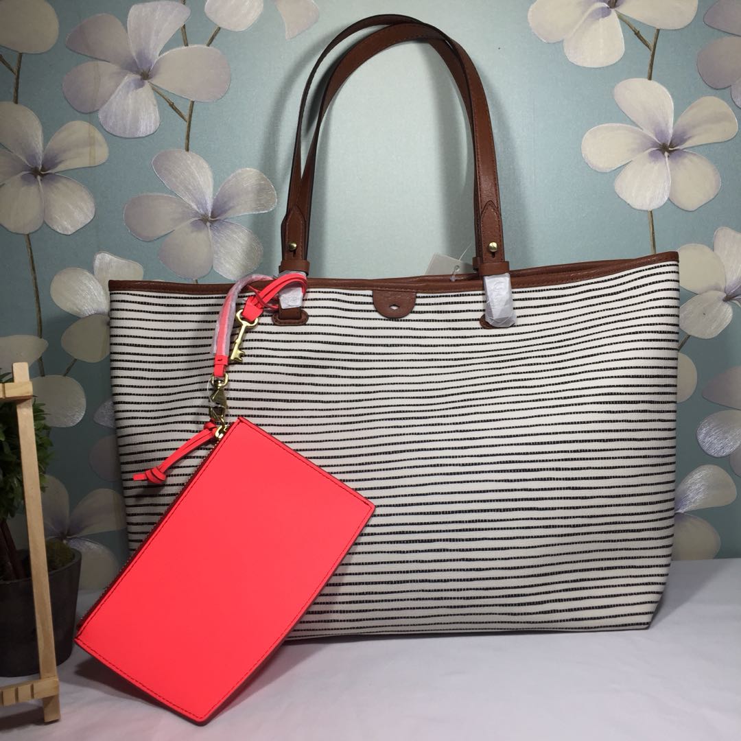 fossil rachel tote black