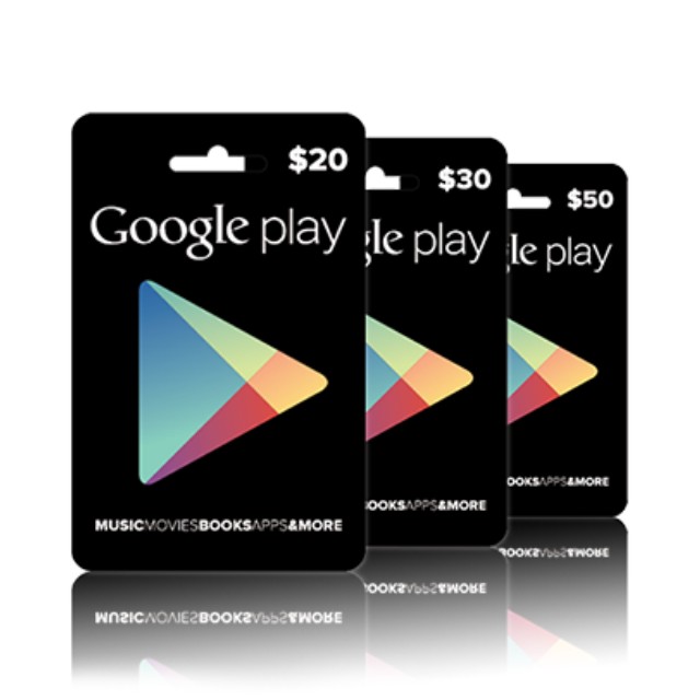 Google Play Gift Card 20 Entertainment Gift Cards Vouchers On Carousell