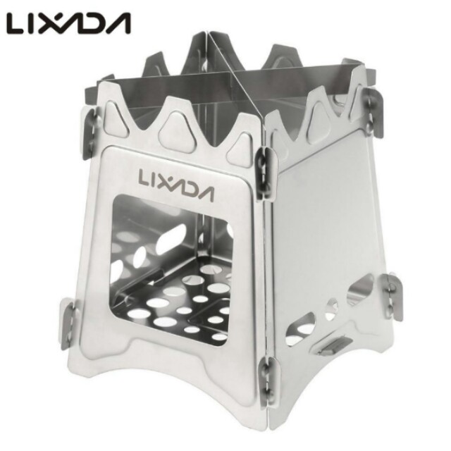 Lixada Portable Outdoor Stove Compact Folding Wood Stove Portable Outdoor Camping Stove Cooking Picnic Hiking Home Appliances On Carousell