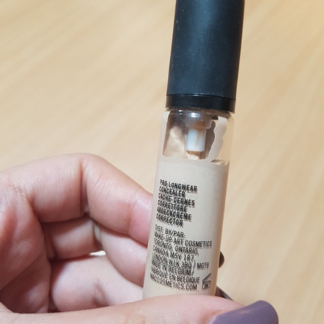 MAC Prolongwear Concealer in NC15 (Category: Makeup) located in Quezon City. Submitted by rdl09 (Listing ID 160564566, Image 2). Description: 87% left.
