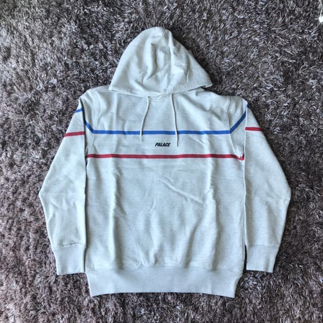 Palace Skateboards Grey Mark Double Ripe Hoodie